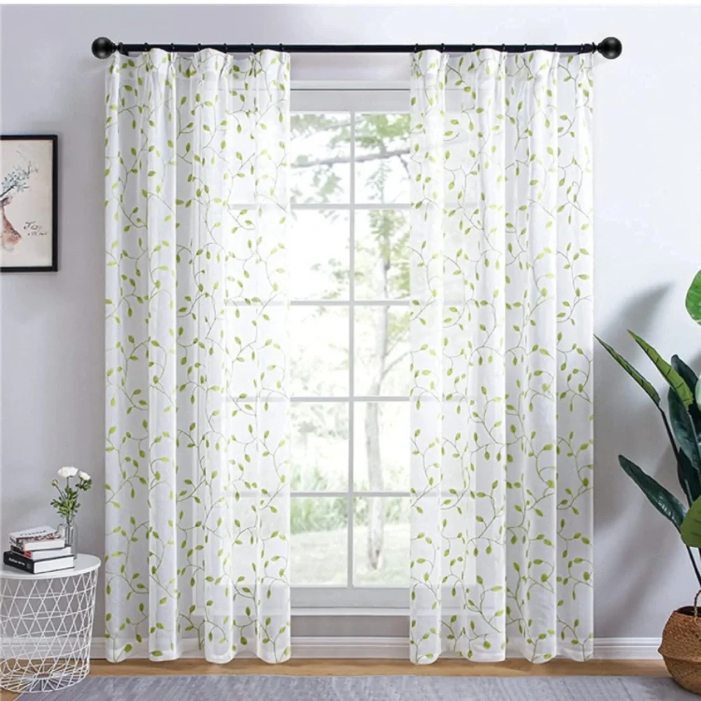 Curtain Rod Finials Round Black Matte